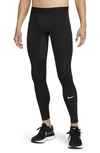 Nike Pro Warm Mens Fitness Workout Athletic Tights In Black/ White