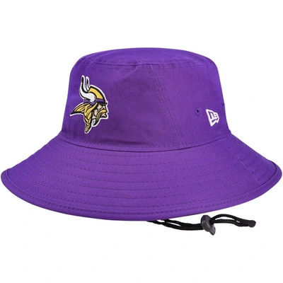 New Era Men's  Purple Minnesota Vikings Main Bucket Hat