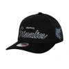 MITCHELL & NESS MITCHELL & NESS BLACK MEMPHIS GRIZZLIES MVP TEAM SCRIPT 2.0 STRETCH-SNAPBACK HAT