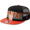 New Era Men's  Black San Francisco Giants Speed Golfer Trucker Snapback Hat In Black