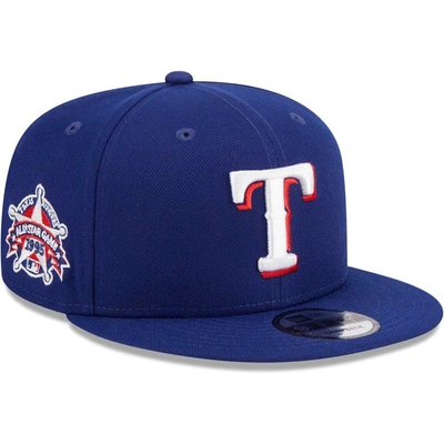 New Era Men's  Royal Texas Rangers 1995 Mlb All-star Game Side Patch 9fifty Snapback Hat