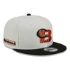 New Era Men's Cream/black Cincinnati Bengals City Originals 9fifty Snapback Hat In Cream