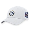 Top Of The World Men's  White Sec Banner Adjustable Hat In White