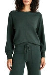 Splendid Sarah Mixed Stitch Sweater In Balsam