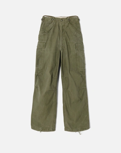 Marketplace 70s Military Cargo Pant In Green