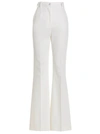 Dolce & Gabbana White Tailored Flared Pants