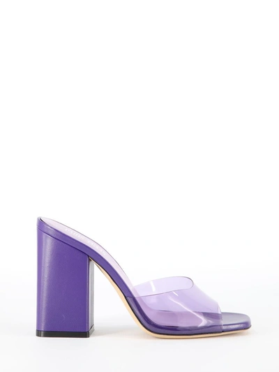 PARIS TEXAS ANJA VIOLET MULES