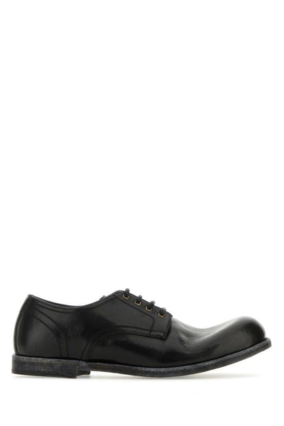 Dolce & Gabbana Man Lace-up Shoes Black Size 6 Calfskin