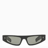 Gucci Black Slim Cat-eye Frame Sunglasses In Black