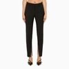 Gucci Regular Black Mohair Trousers In Black