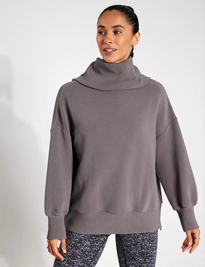 Varley Portland Drawstring Sweatshirt In Grey
