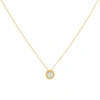 Pompeii3 1/4ct Diamond Bezel Pendant Solitaire Necklace 14k Yellow Gold Lab Grown In Multi