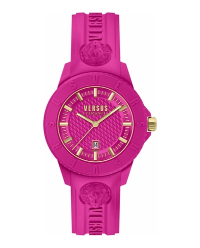 Versus Tokyo R Strap Watch In Pink