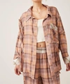 FREE PEOPLE FALLIN' FOR FLANNEL SHIRT IN PATTERNED