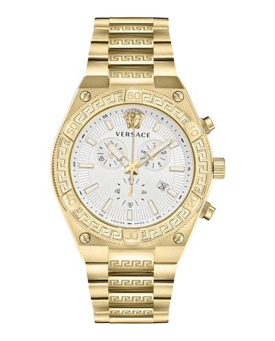 Versace V-sporty Greca Bracelet Watch In Gold