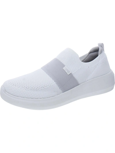 Ryka Astrid Knit Womens Slip On Walking Athletic And Training Shoes In White