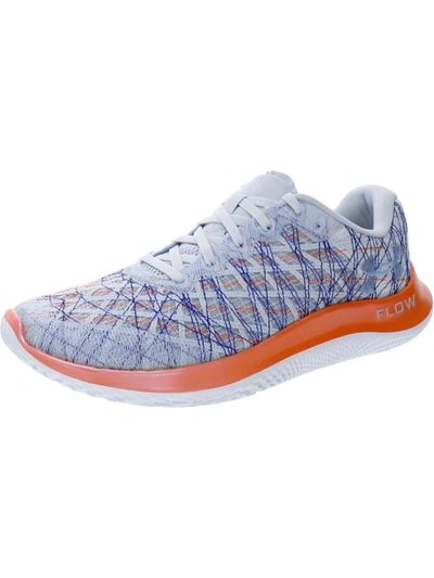 Under Armour Flow Velociti Wind Womens Bluetooth Performance Smart Shoes In Grey