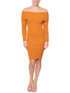 Rachel Rachel Roy Womens Drapey Midi Sweaterdress In Multi