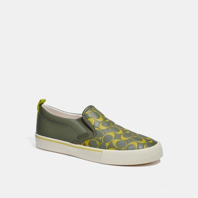 Coach Outlet Skate Slip On Sneaker In Signature In Multi