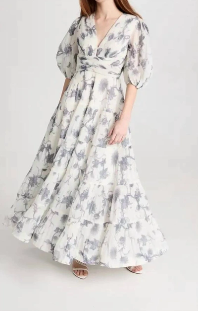 Zimmermann Keira Floral-print Midi Dress In Multi
