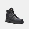 Coach Outlet Royce Bootie In Signature Canvas In Multi