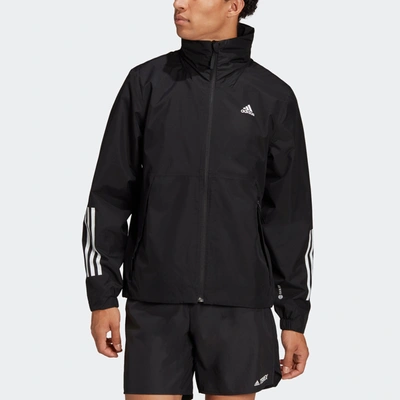 Adidas Originals Men's Adidas Bsc 3-stripes Rain. Rdy Jacket In Black