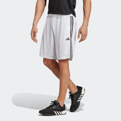 Adidas Originals Adidas Men's Train Essentials Classic-fit Aeroready 3-stripes 10" Training Shorts In Multi