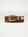 Lucky Brand Western Suede Belt In Multi
