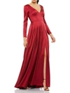 MAC DUGGAL PLUS WOMENS SATIN FORMAL COCKTAIL AND PARTY DRESS