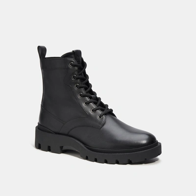 Coach Outlet Citysole Lace Up Boot In Black