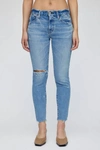 Moussy Depew Skinny Jeans In Blue In Blue