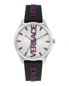 VERSACE V-VERTICAL SILICONE WATCH