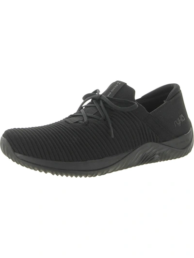 Ryka Echo Knit Fit Womens Fitness Lifestyle Casual And Fashion Sneakers In Black