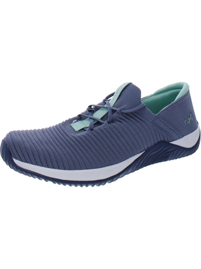 Ryka Echo Knit Fit Womens Fitness Lifestyle Casual And Fashion Sneakers In Blue