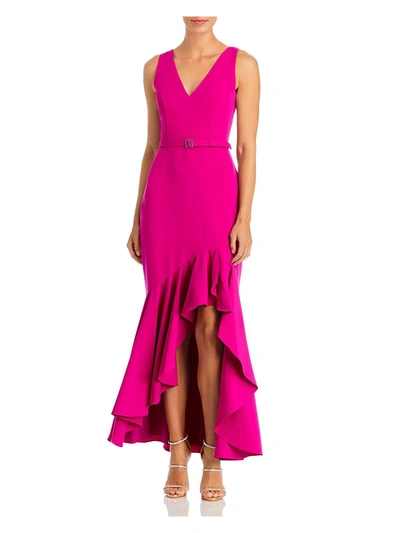 Eliza J Womens Knit Sleeveless Evening Dress In Pink