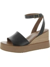 Naturalizer Brynn Womens Cushioned Footbed Summer Wedge Sandals In Black