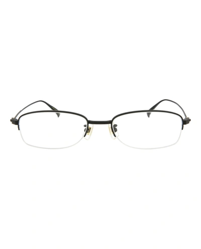 Dunhill Square-frame Titanium Optical Frames In Multi