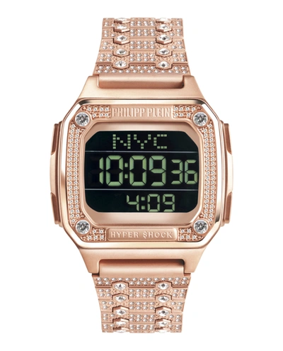 Philipp Plein Hyper $hock Crystal Digital Watch In Multi