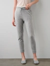 White + Warren Cashmere Jogger Pant In Grey Heather In Grey Heather