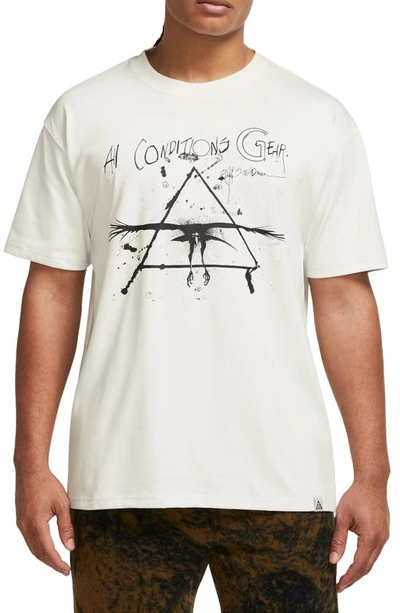 Nike Acg Ralph Steadman Graphic T-shirt Summit In White