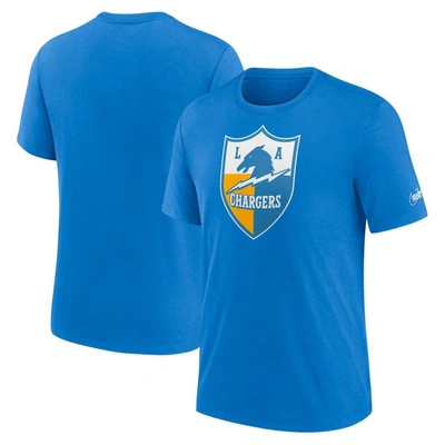 Nike Los Angeles Chargers Rewind Logo  Men's Nfl T-shirt In Blue