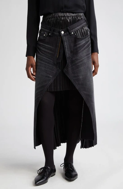 Junya Watanabe Skirt  Capsule Levis In Black