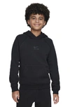 Nike Air Big Kids' Pullover Hoodie In Black