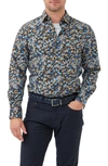 Rodd & Gunn Torrance Street Long Sleeved Sports Fit Button Down Shirt In Ocean