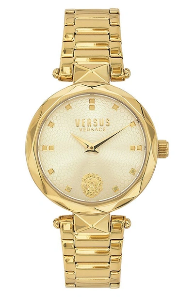 Versus Covent Garden Bracelet Watch In Gold