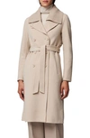 SOIA & KYO ANNA WOOL BLEND TRENCH COAT