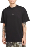 Nike All Conditions Gear Lung Embroidered T-shirt In Black