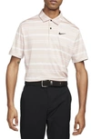 Nike Men's Dri-fit Tour Striped Golf Polo In Pink