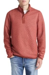 MARINE LAYER REVERSIBLE STAND COLLAR PULLOVER