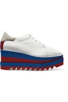 Stella Mccartney Sneak Elyse 75 Platform Sneakers In White